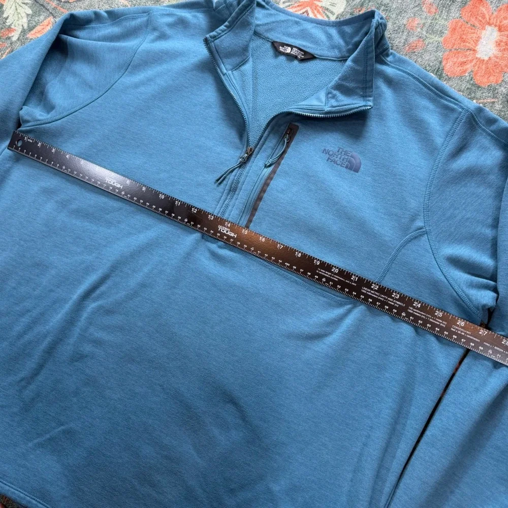The North Face Mens Canyonlands 1/2 Zip Pullover Blue Fleece XXXL‎